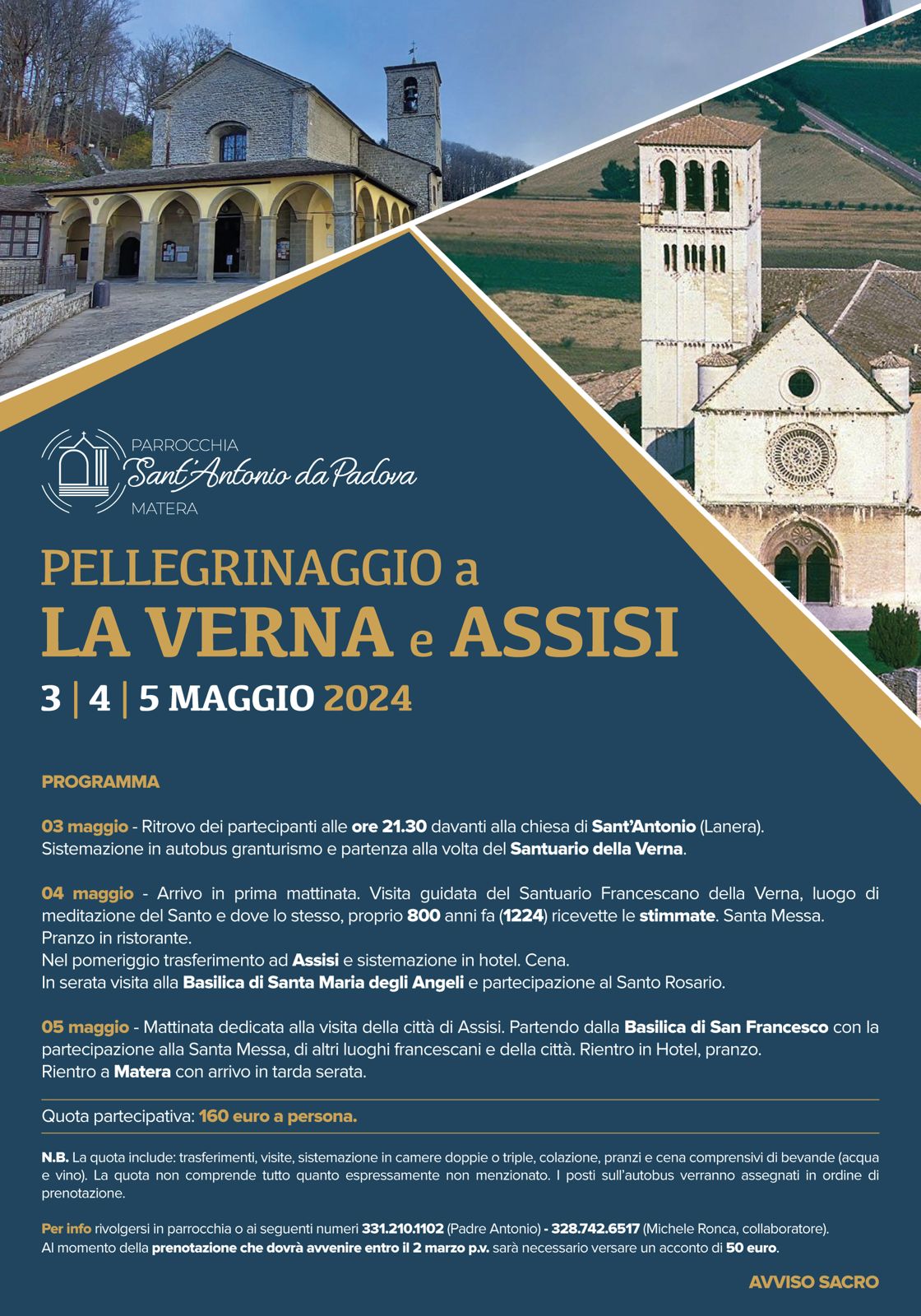 Pellegrinaggio a La Verna e Assisi